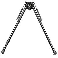 shoXx Zweibein Bipod Long-Range 33-69cm Aluminium mit Schwenk-Basis schwarz